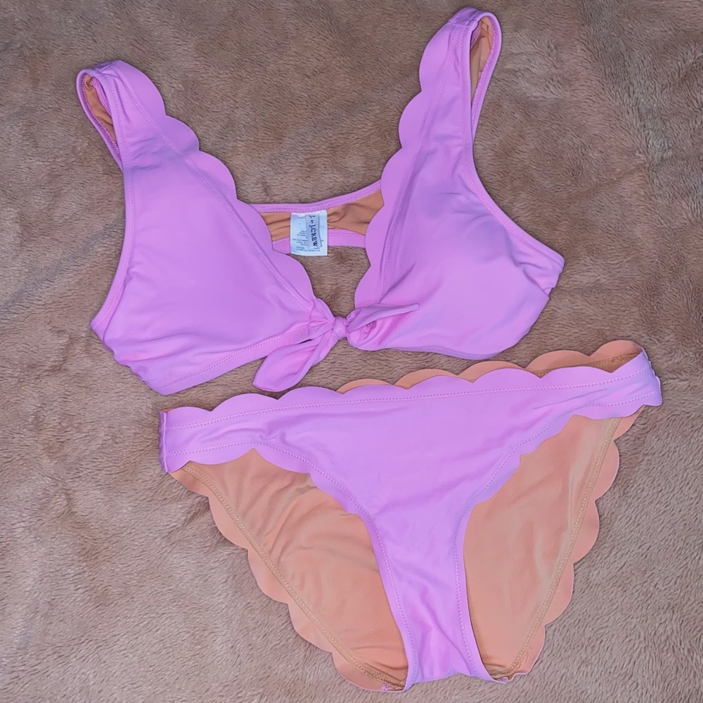 Pink J. Crew bikini